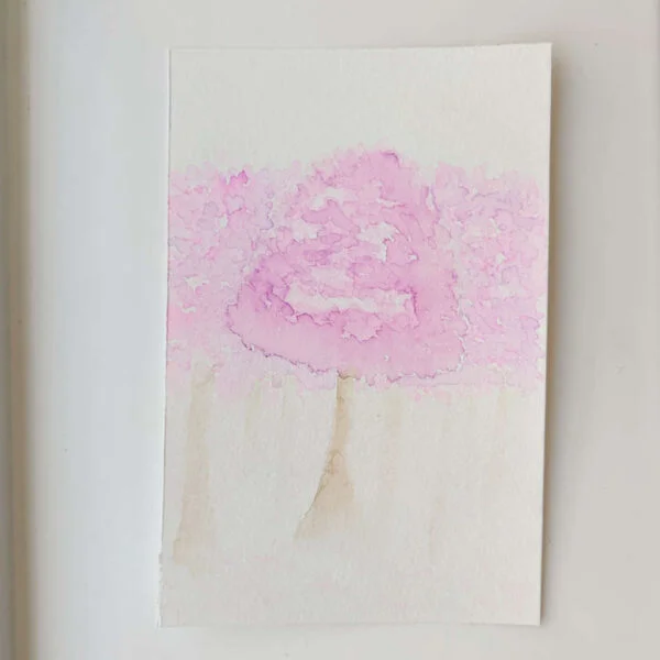 Cherry Blossom Trees painting