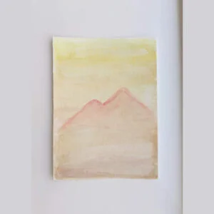 red mountains v1 painting