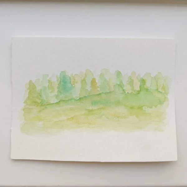 Green Forests painting