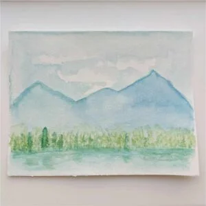 Blue Mountains v1 painting