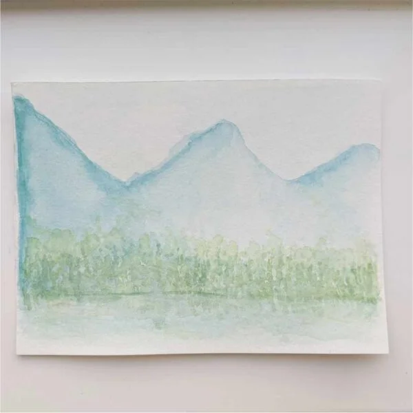Blue Mountains v2 painting