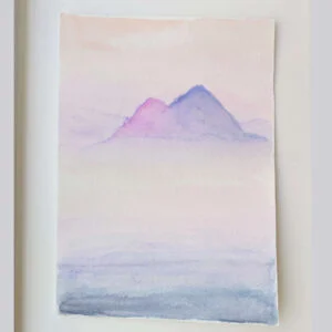 Purple Mountains v3 painting