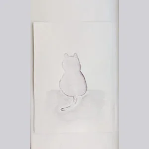 Sitting cat painting v2