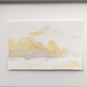 dreamy clouds #1 painting