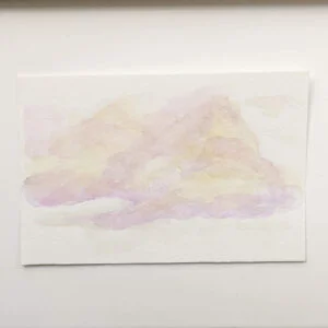 dreamy clouds #3 painting