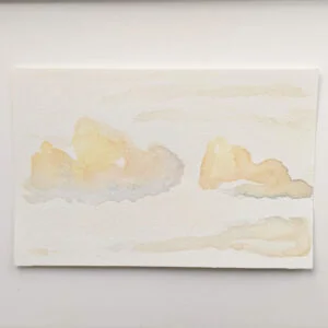 dreamy clouds #6 painting