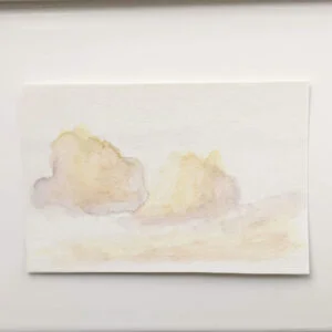 dreamy clouds #7 painting