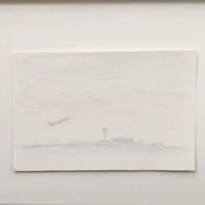 Airport Sunset painting #1