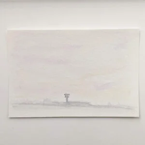 Airport Sunset painting #2