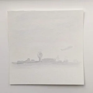 Airport Sunset painting #3