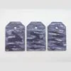 set of 3 gift tags with abstract purple design