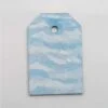 gift tag with blue sky design